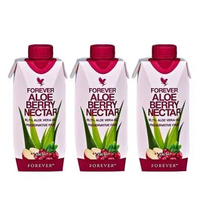 Forever Aloe Berry Nectar 330ml Tripack